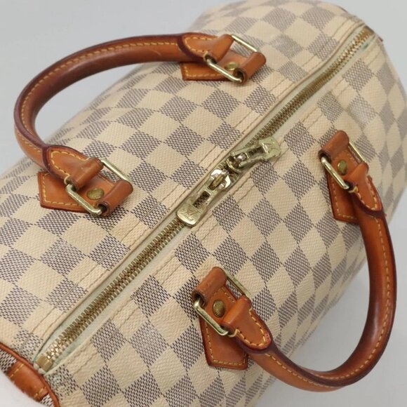 LOUIS VUITTON Damier Azur Speedy Bandouliere 30 Bag 2way N41052 LV Auth 130986 - Picture 7 of 16